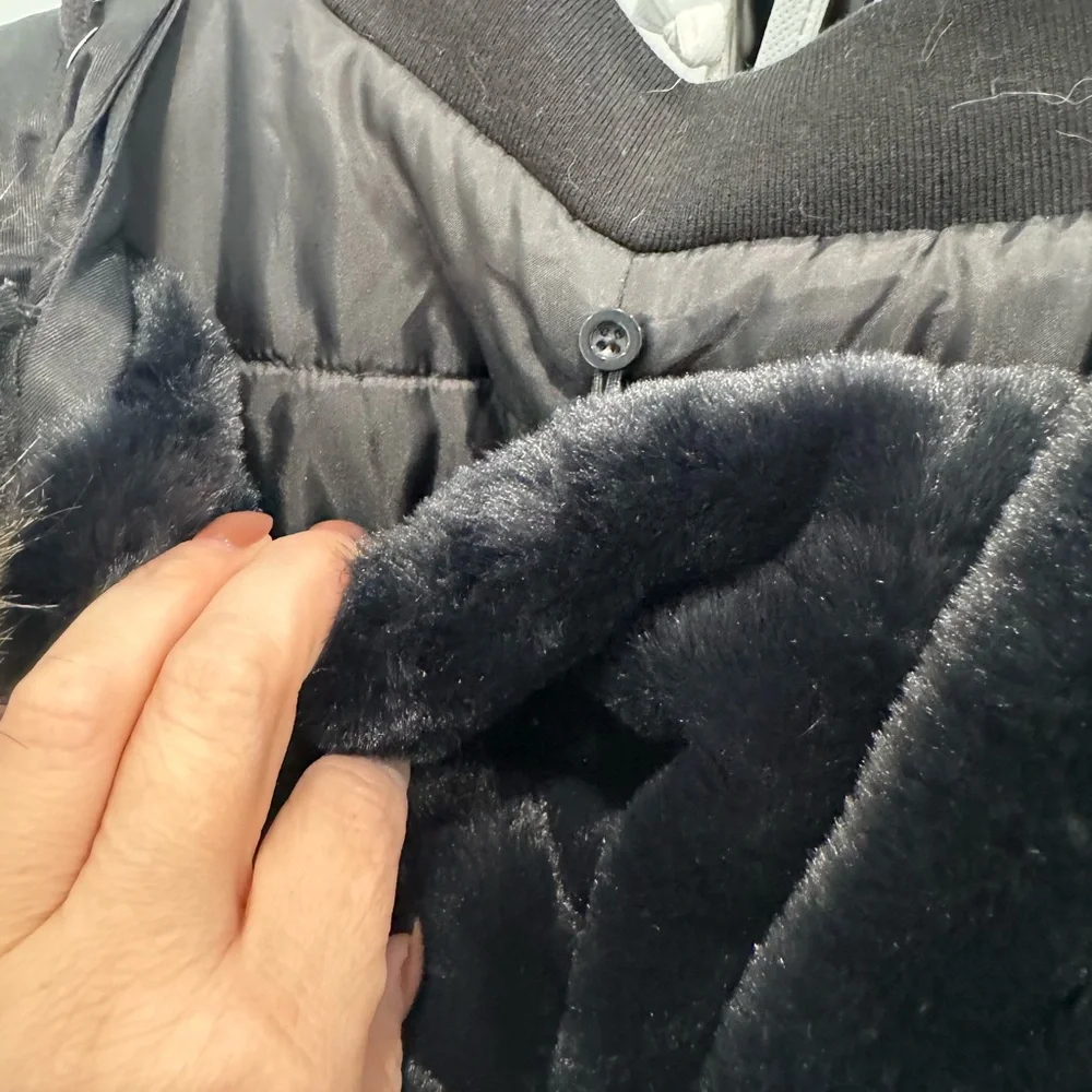 Black Torrid Nylon 3 In 1 Parka Puffer Coat Jacket size 2 - Picture 8 of 11